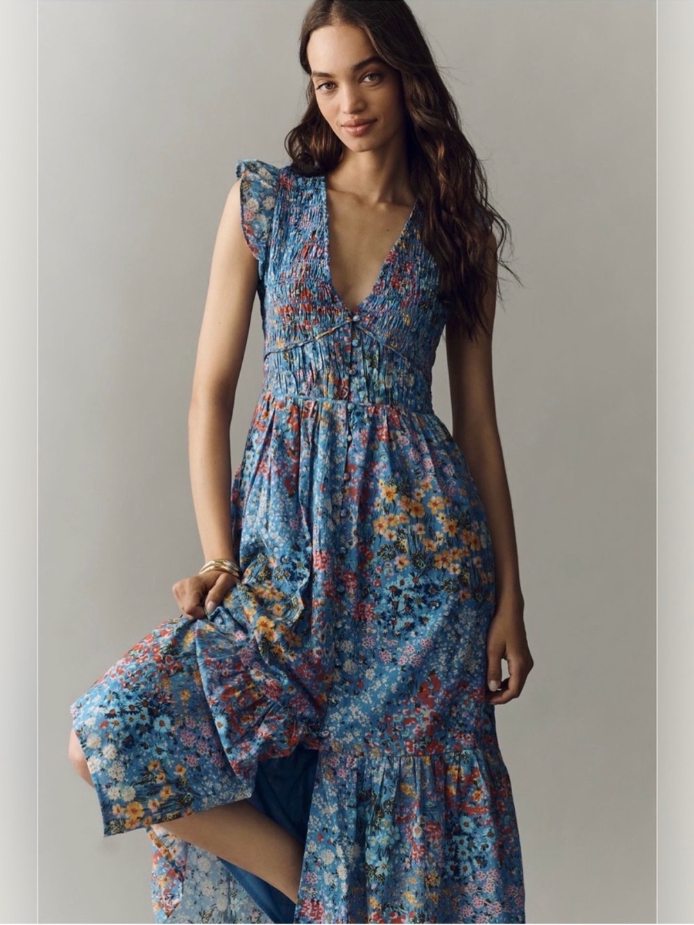 Anthropologie Peregrine Midi Dress NWT